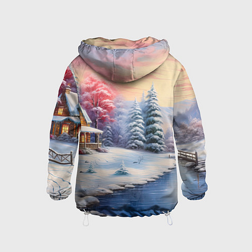 Детская ветровка Сказочная метель подарков / 3D-Белый – фото 2