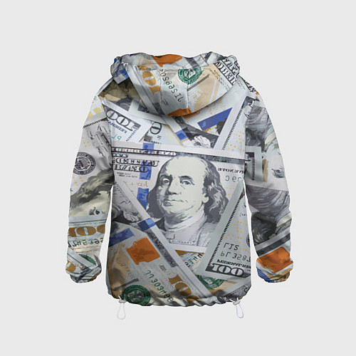 Детская ветровка Сто зеленых / 3D-Белый – фото 2