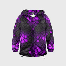 Детская ветровка Фиолетовый трескающийся камень