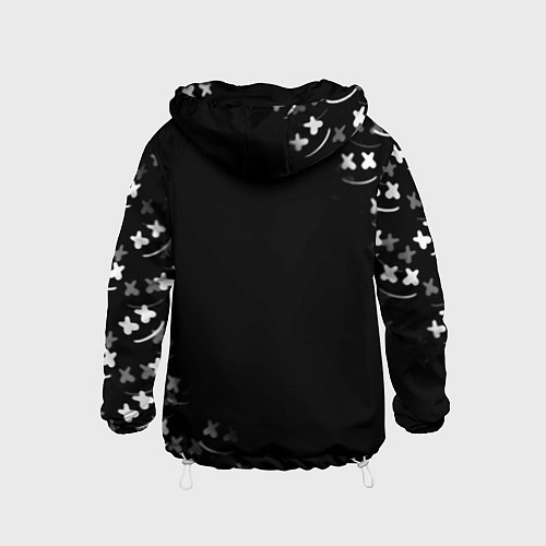 Детская ветровка Marshmello black collection / 3D-Белый – фото 2