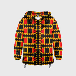Детская ветровка Королевские квадраты