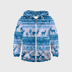 Детская ветровка Синие олени