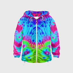 Детская ветровка Tie-Dye abstraction