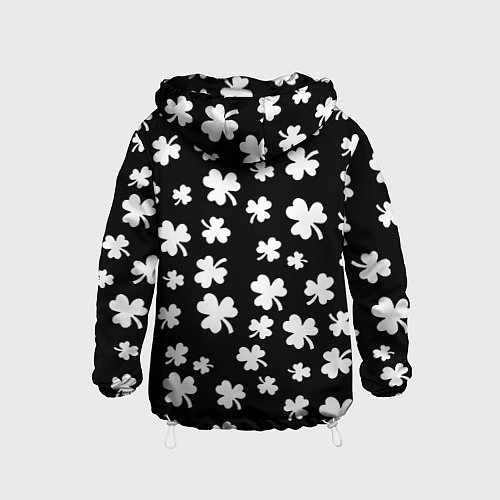 Детская ветровка Black clover pattern anime / 3D-Белый – фото 2