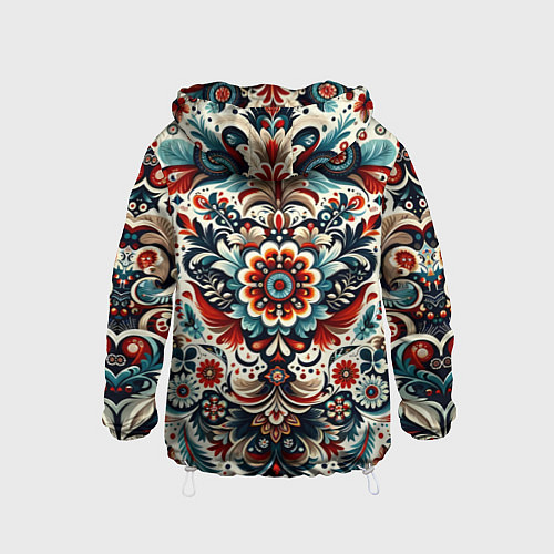 Детская ветровка Словенский паттерн / 3D-Белый – фото 2