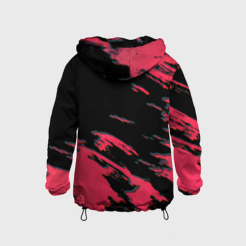 Детская ветровка NBA краски текстура / 3D-Черный – фото 2