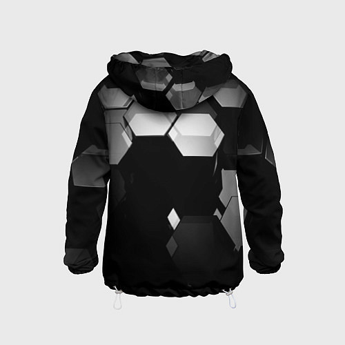 Детская ветровка Нано соты шестиугольник / 3D-Белый – фото 2