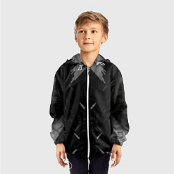 Ветровка с капюшоном детская Летящие пули, цвет: 3D-белый — фото 2
