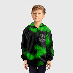 Ветровка с капюшоном детская Everton sport halftone, цвет: 3D-черный — фото 2