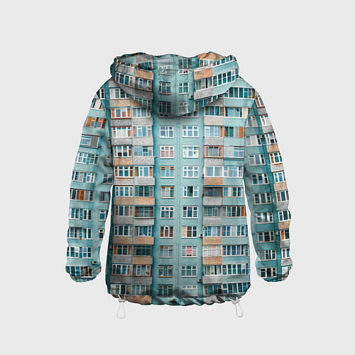 Детская ветровка Хрущёвка в голубых тонах / 3D-Белый – фото 2