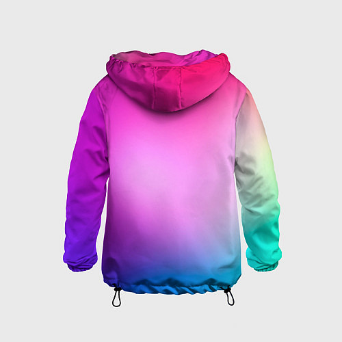 Детская ветровка Colorful gradient / 3D-Черный – фото 2