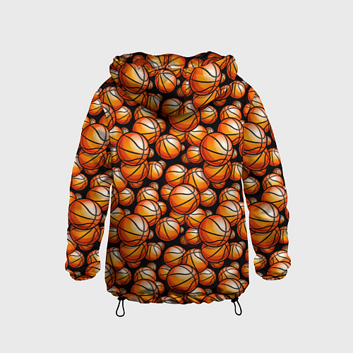 Детская ветровка Баскетбольные мячики / 3D-Черный – фото 2