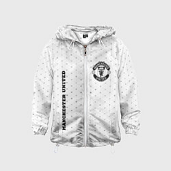 Детская ветровка Manchester United sport на светлом фоне вертикальн