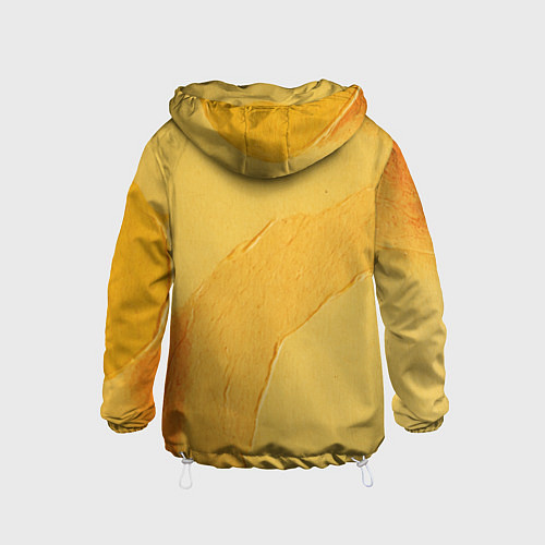 Детская ветровка Желтая краска / 3D-Белый – фото 2