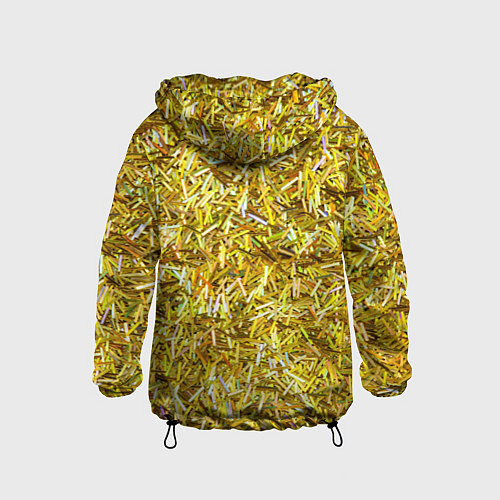 Детская ветровка Золотые ленточки / 3D-Черный – фото 2