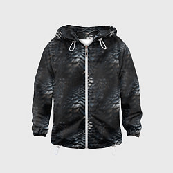 Детская ветровка Блестящая металлическая броня