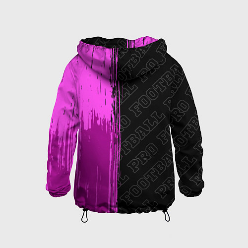 Детская ветровка Lazio pro football по-вертикали / 3D-Черный – фото 2