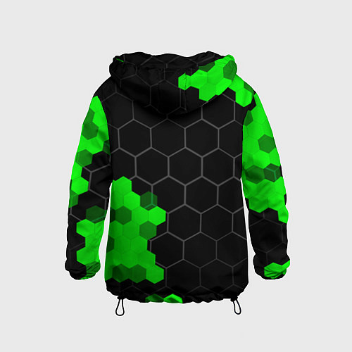 Детская ветровка Great Wall green sport hexagon / 3D-Черный – фото 2