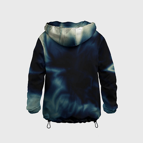 Детская ветровка Абстрактный тёмно-синий / 3D-Черный – фото 2
