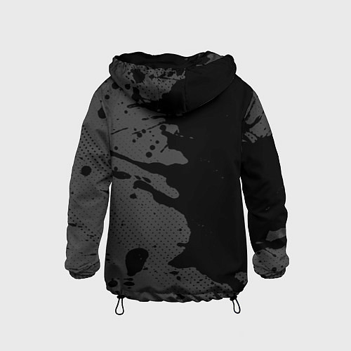 Детская ветровка Bayer 04 sport на темном фоне по-вертикали / 3D-Черный – фото 2