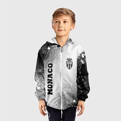 Ветровка с капюшоном детская Monaco sport на светлом фоне вертикально, цвет: 3D-белый — фото 2