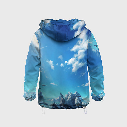 Детская ветровка Летающие тигрята / 3D-Белый – фото 2