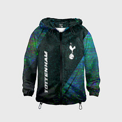 Детская ветровка Tottenham glitch blue