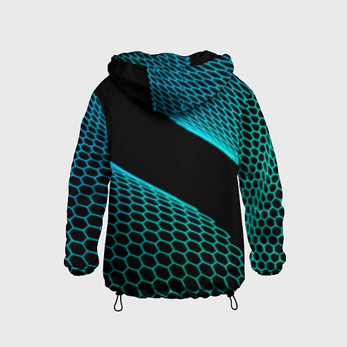 Детская ветровка Daewoo electro hexagon / 3D-Черный – фото 2