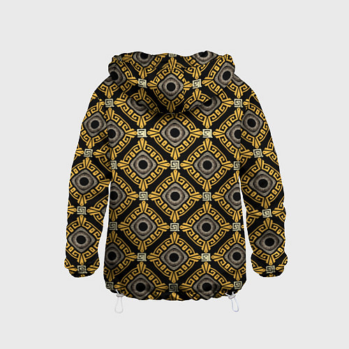 Детская ветровка Греческий орнамент меандр / 3D-Белый – фото 2