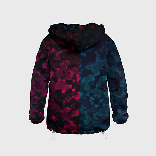 Детская ветровка PUBG camo texture / 3D-Белый – фото 2