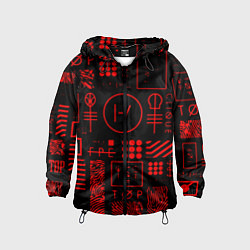 Детская ветровка Twenty one pilots pattern rock