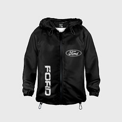 Детская ветровка Ford logo white steel