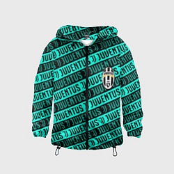 Детская ветровка Juventus pattern logo steel