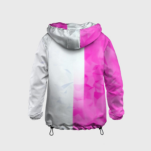 Детская ветровка Game over pink abstraction / 3D-Черный – фото 2