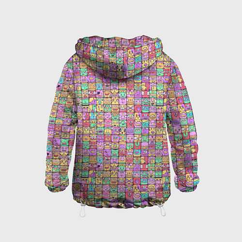 Детская ветровка Человечки эмоциональные / 3D-Белый – фото 2