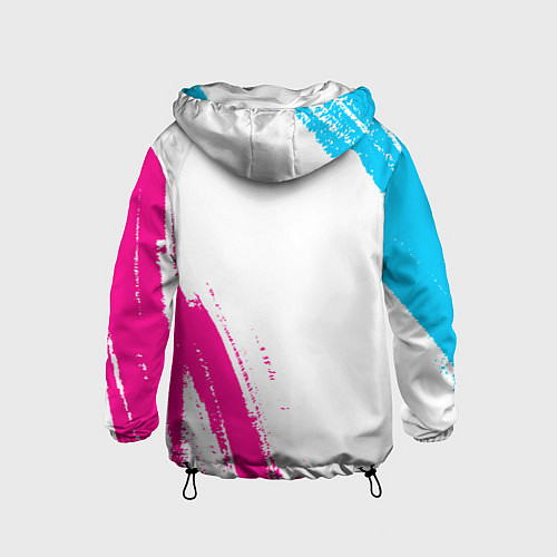 Детская ветровка Deadlock neon gradient style вертикально / 3D-Черный – фото 2