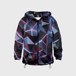 Детская ветровка Неоновые геометрические плиты