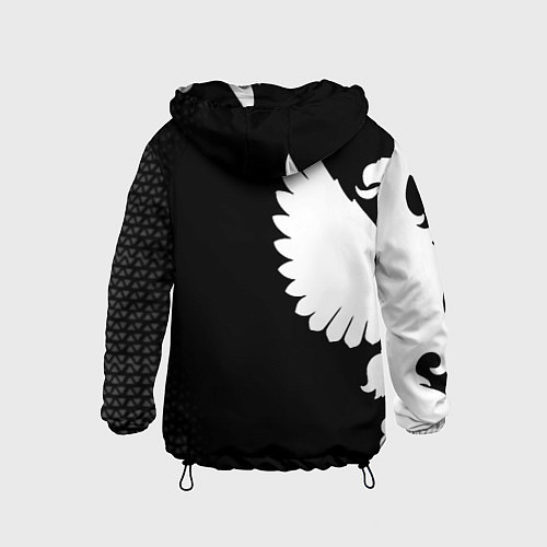 Детская ветровка СССР паттерн орёл / 3D-Черный – фото 2