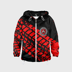 Детская ветровка Mercedes следы от шин