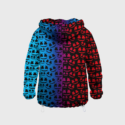 Детская ветровка Marshmello gradient / 3D-Белый – фото 2