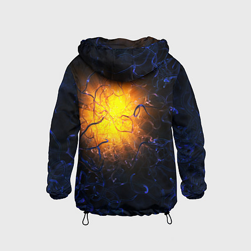 Детская ветровка Абстракция зарождение звезды / 3D-Черный – фото 2