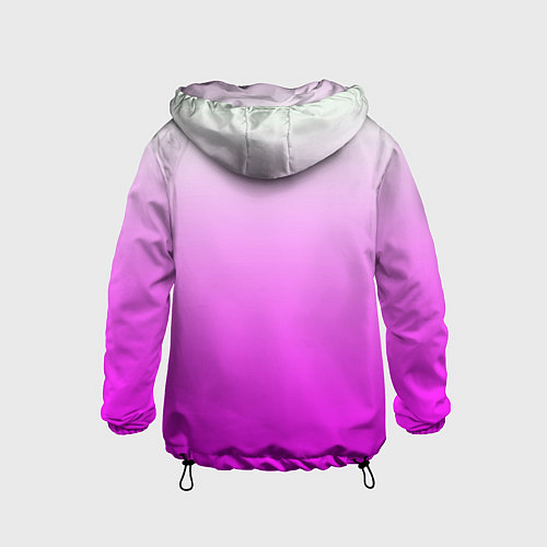 Детская ветровка Gradient color pink / 3D-Черный – фото 2