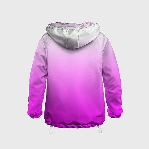 Детская ветровка Gradient color pink / 3D-Белый – фото 2