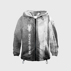 Ветровка с капюшоном детская Dead Space - grey gradient по-вертикали, цвет: 3D-черный
