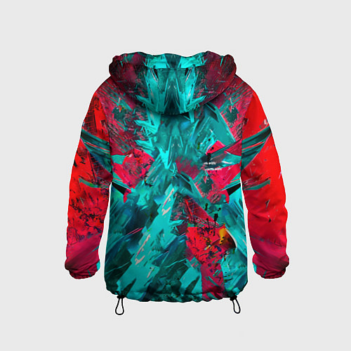 Детская ветровка Электрогитара в красках / 3D-Черный – фото 2