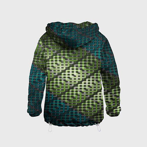 Детская ветровка Nissan авто текстура узор / 3D-Белый – фото 2