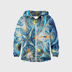 Детская ветровка Оптический узор фрактальный