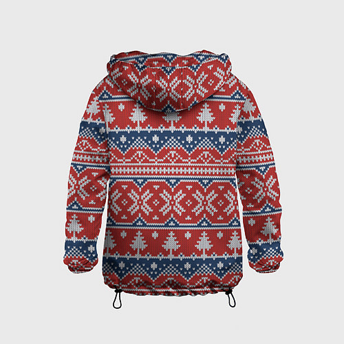 Детская ветровка New year pattern / 3D-Черный – фото 2