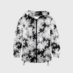 Детская ветровка Снежинки на стекле