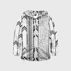Детская ветровка Закулисье чёрно-белое